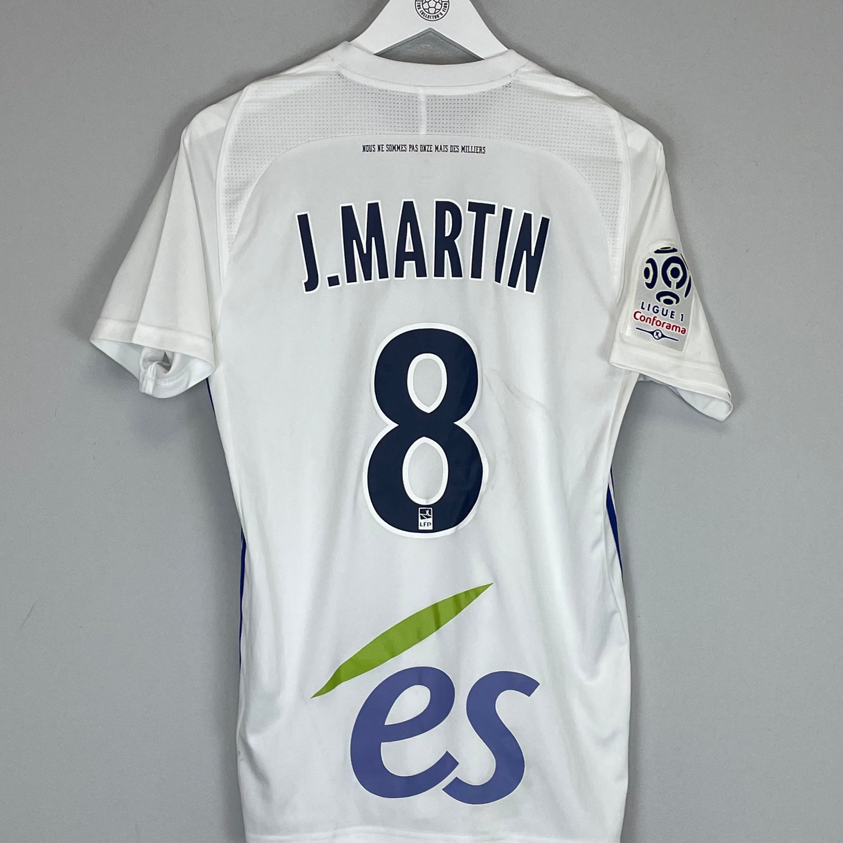 Shop 2018/19 STRASBOURG MARTIN #8 *SIGNED* AWAY SHIRT (S) ADIDAS, classic football shirts, vintage football shirts & retro soccer jerseys at Cult Kits
