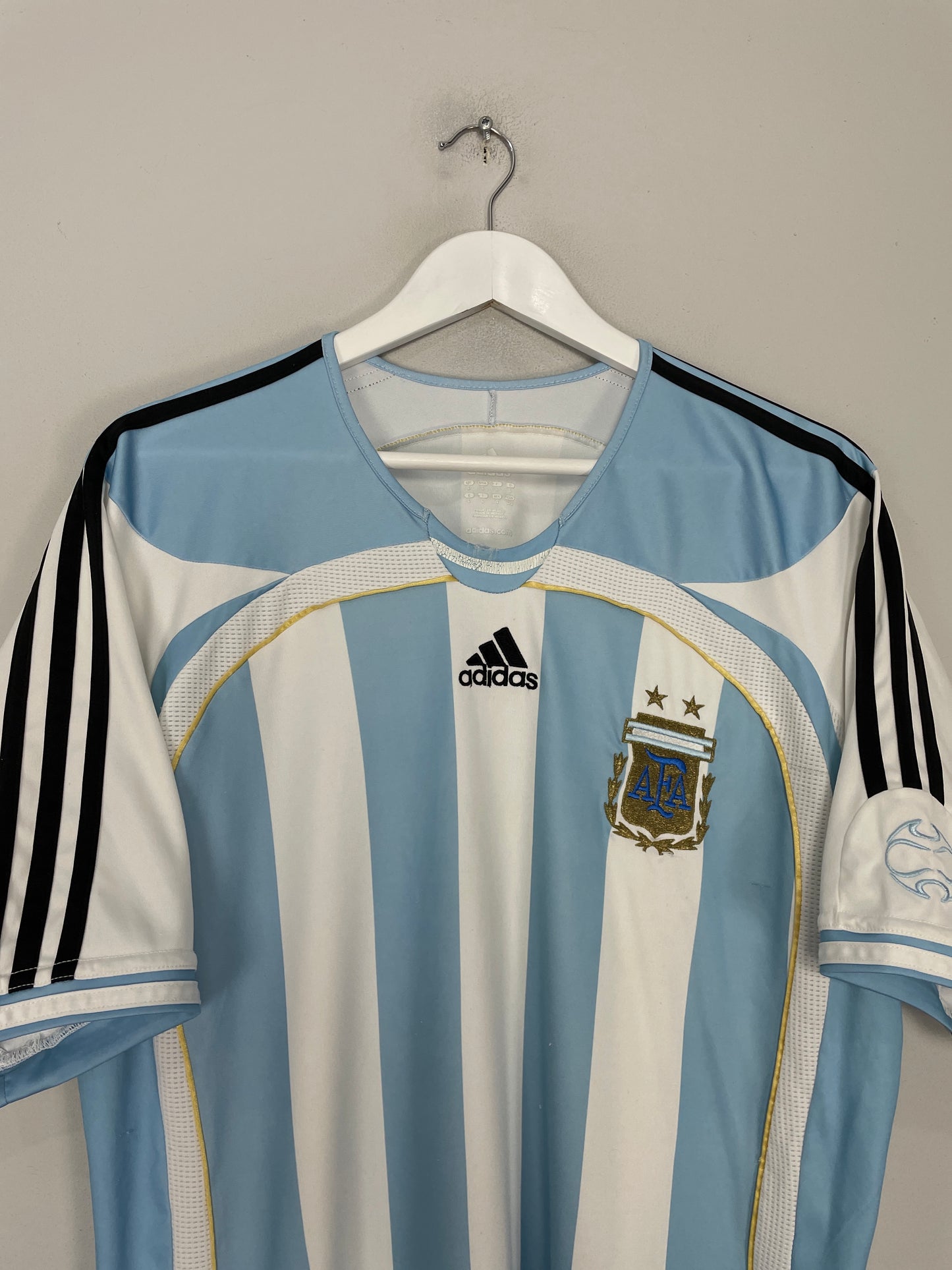 2005/07 ARGENTINA HOME SHIRT (L) ADIDAS