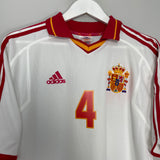 Shop 2000/02 SPAIN GUARDIOLA #4 THIRD SHIRT (M) ADIDAS, classic football shirts, vintage football shirts & retro soccer jerseys at Cult Kits