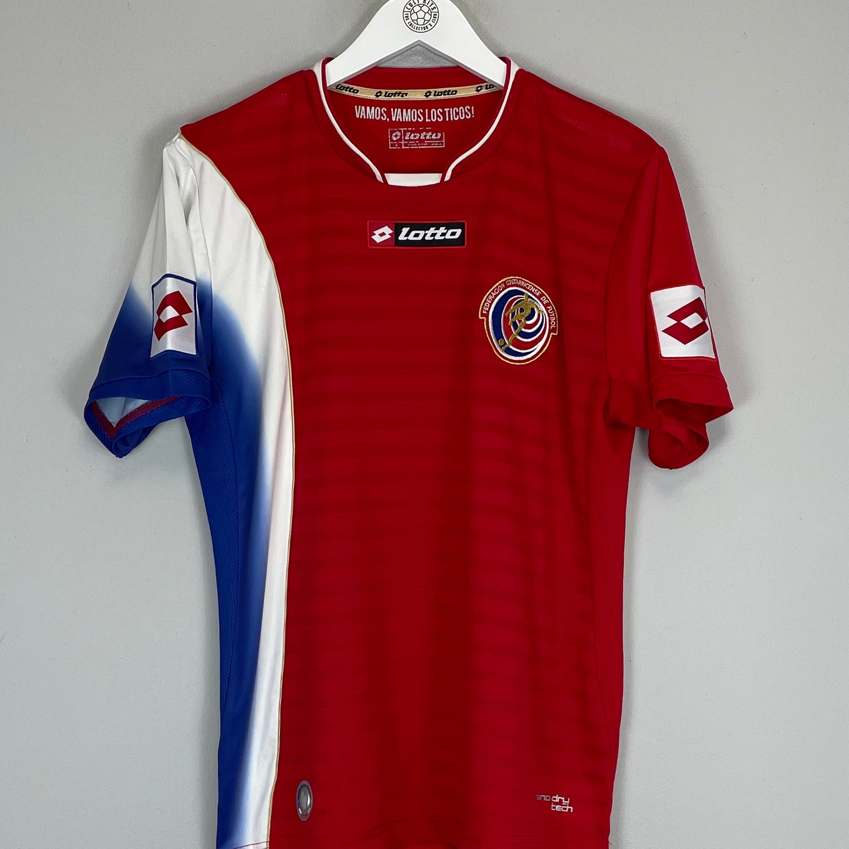 Shop 2012/13 COSTA RICA HOME SHIRT (S) LOTTO, classic football shirts, vintage football shirts & retro soccer jerseys at Cult Kits