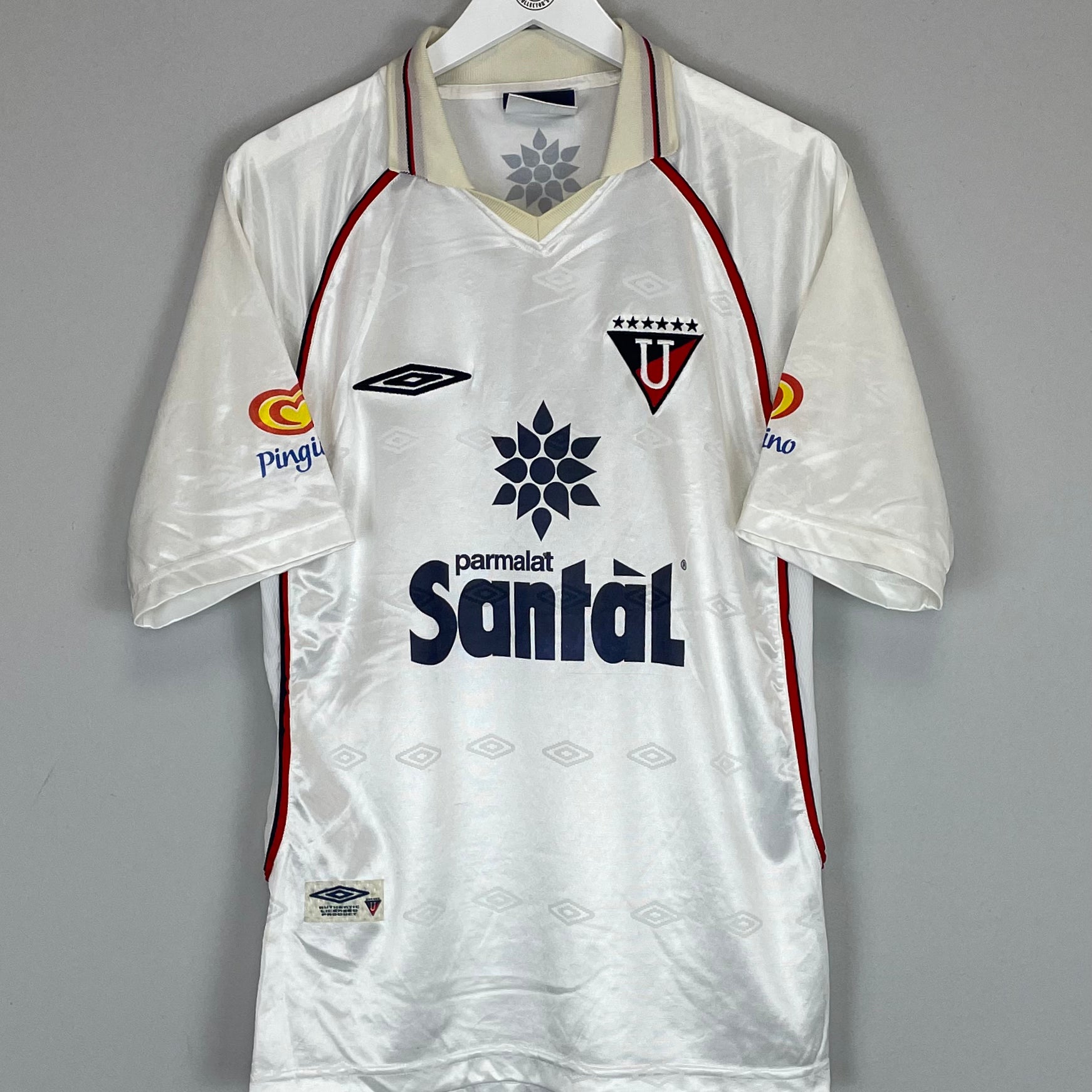Shop 2002 LDU QUITO HOME SHIRT (L) UMBRO, classic football shirts, vintage football shirts & retro soccer jerseys at Cult Kits