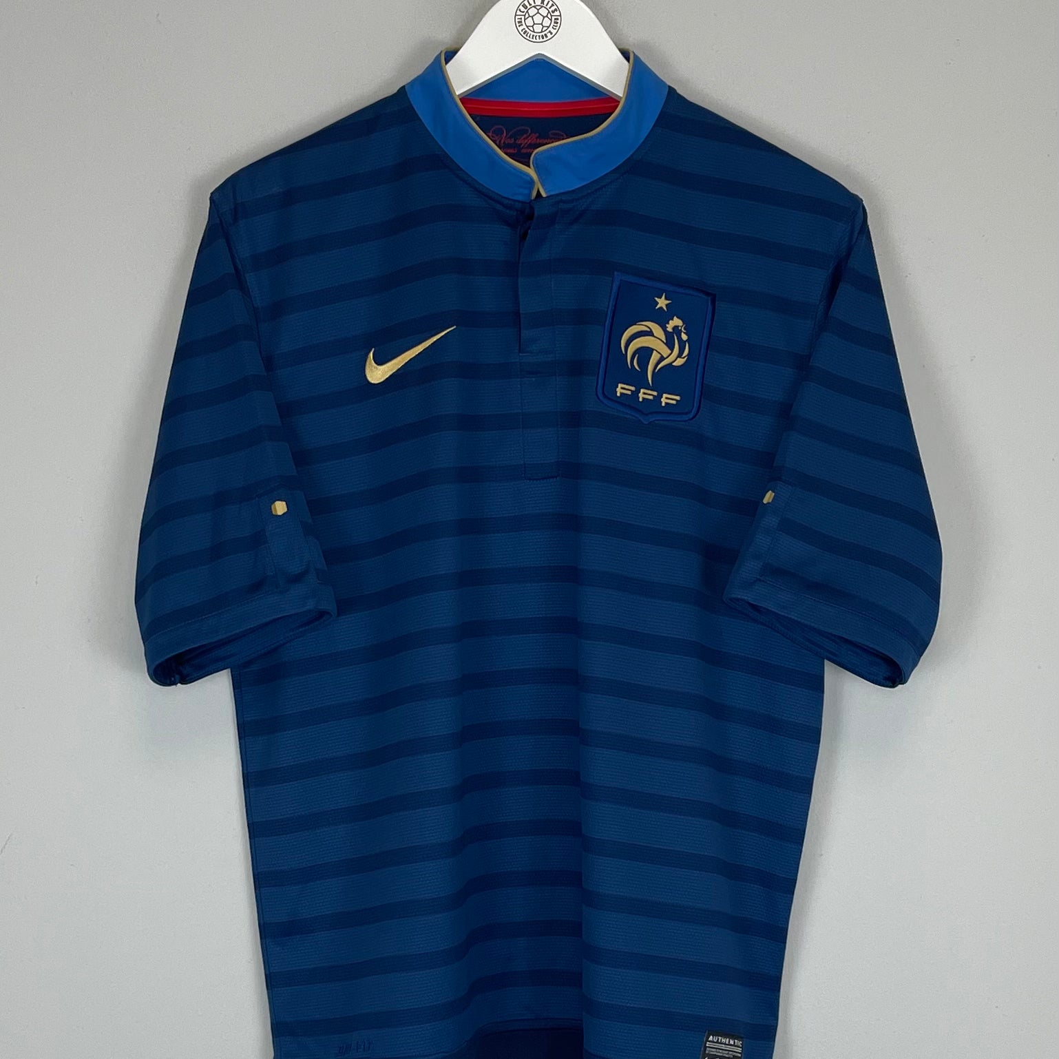 Shop 2012/13 FRANCE HOME SHIRT (L) NIKE, classic football shirts, vintage football shirts & retro soccer jerseys at Cult Kits