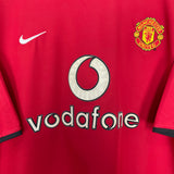 Shop 2002/04 MANCHESTER UNITED RONALDO #7 HOME SHIRT (XL) NIKE, classic football shirts, vintage football shirts & retro soccer jerseys at Cult Kits