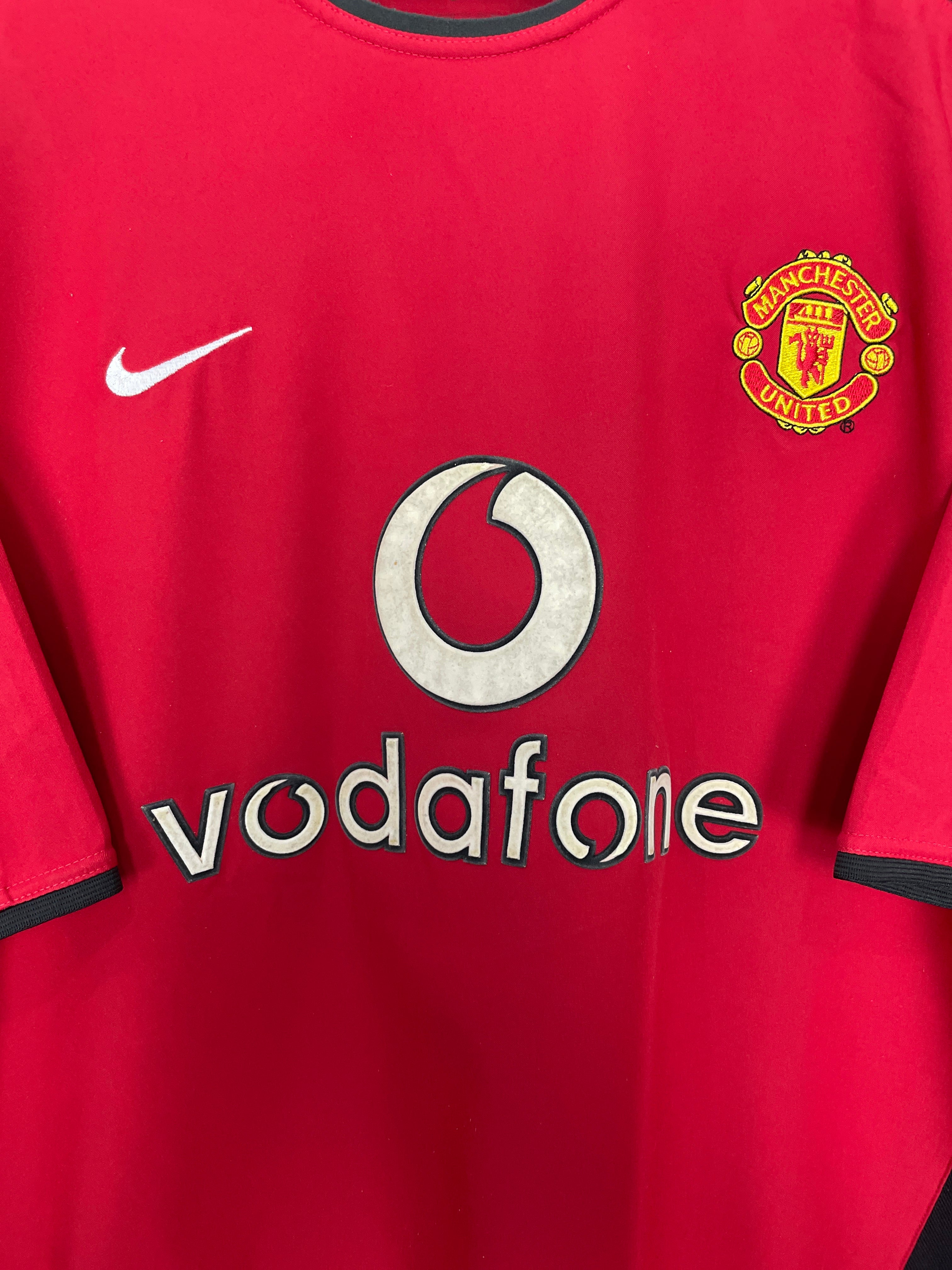 Shop 2002/04 MANCHESTER UNITED RONALDO #7 HOME SHIRT (XL) NIKE, classic football shirts, vintage football shirts & retro soccer jerseys at Cult Kits