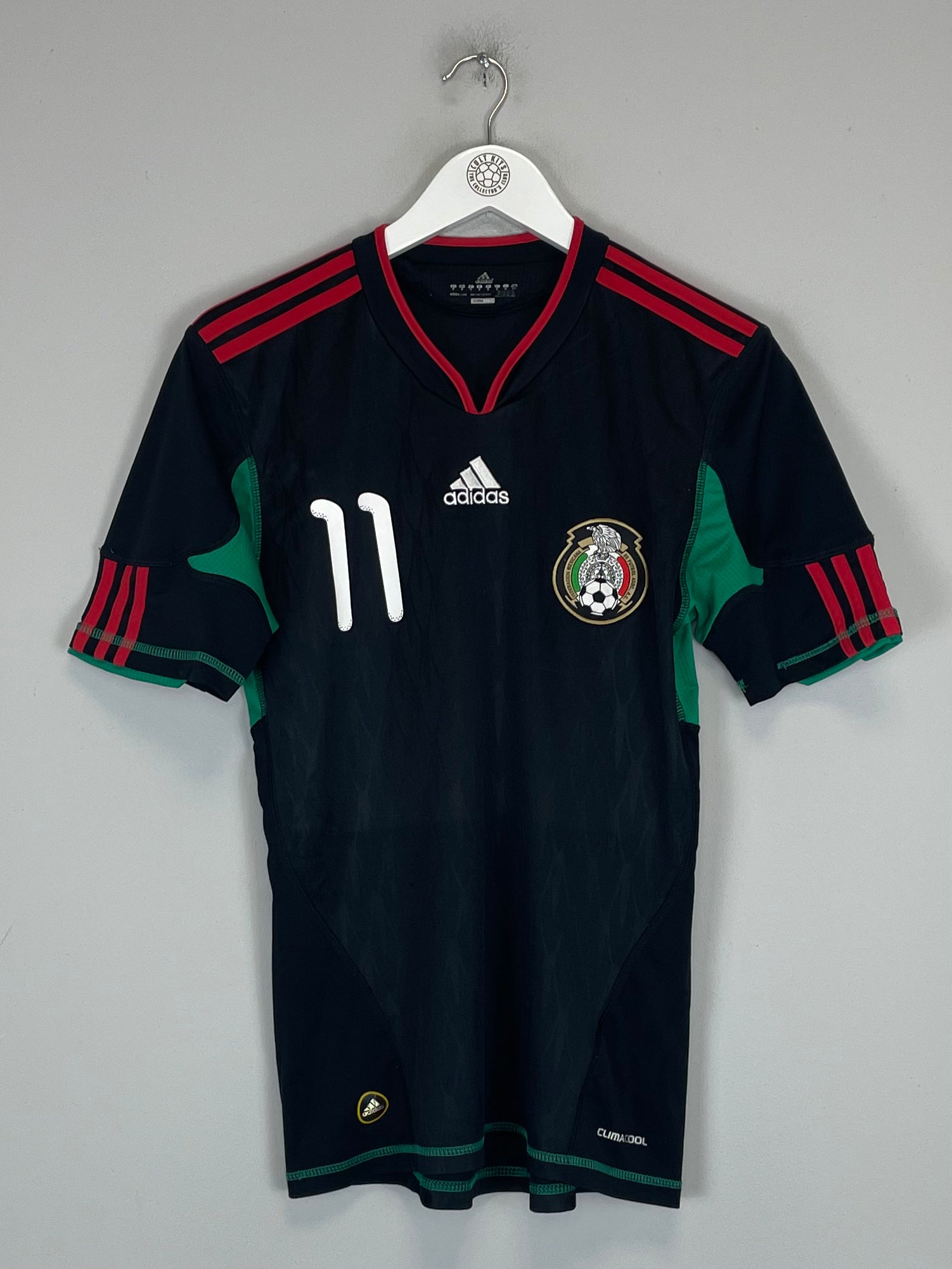 Shop 2010/11 MEXICO VELA #11 AWAY SHIRT (S) ADIDAS, classic football shirts, vintage football shirts & retro soccer jerseys at Cult Kits