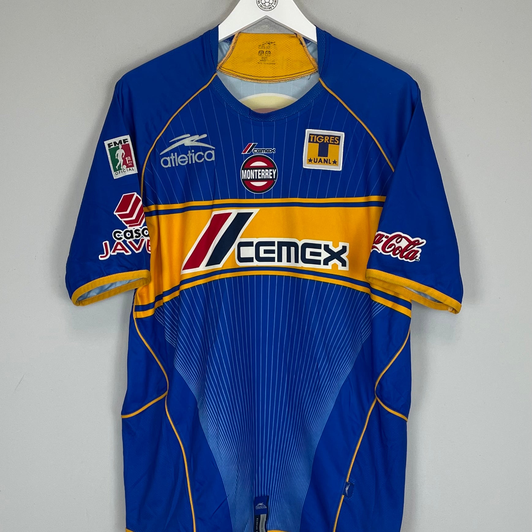 Shop 2005/06 TIGRES AWAY SHIRT (L) ATLETICA, classic football shirts, vintage football shirts & retro soccer jerseys at Cult Kits