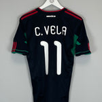 Shop 2010/11 MEXICO VELA #11 AWAY SHIRT (S) ADIDAS, classic football shirts, vintage football shirts & retro soccer jerseys at Cult Kits