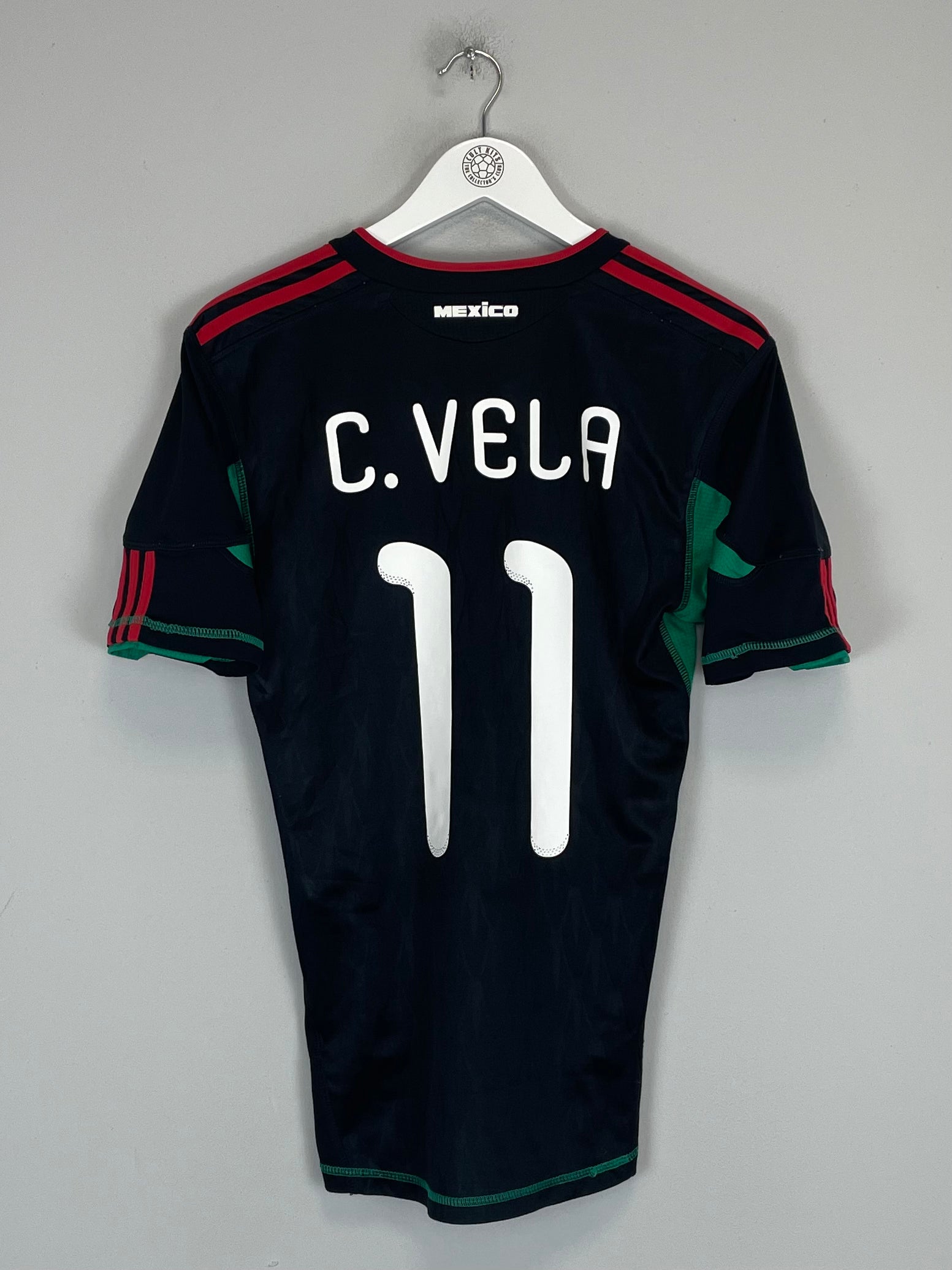 Shop 2010/11 MEXICO VELA #11 AWAY SHIRT (S) ADIDAS, classic football shirts, vintage football shirts & retro soccer jerseys at Cult Kits