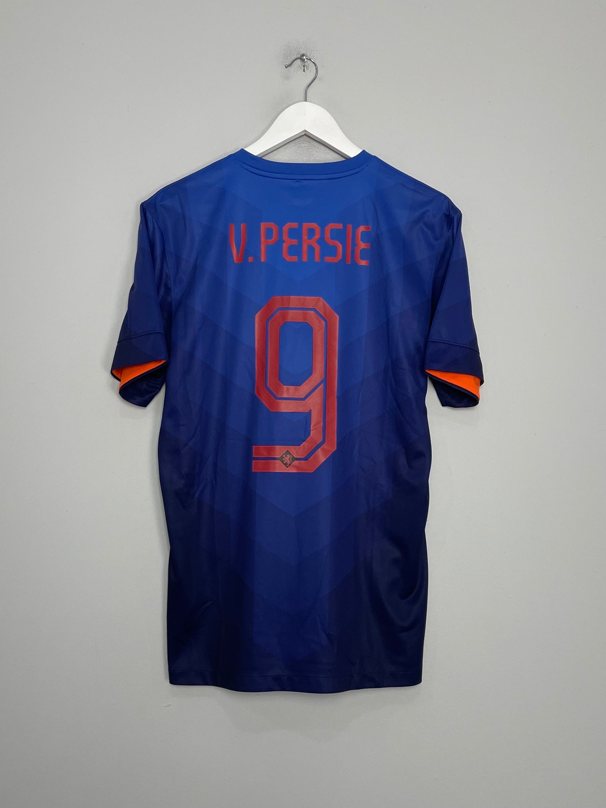Shop 2014/15 NETHERLANDS VAN PERSIE #9 AWAY SHIRT (M) NIKE, classic football shirts, vintage football shirts & retro soccer jerseys at Cult Kits