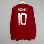 2016/17 MANCHESTER UNITED ROONEY #10 L/S HOME SHIRT (L) ADIDAS