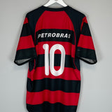 2003/04 FLAMENGO #10 HOME SHIRT (XL) NIKE