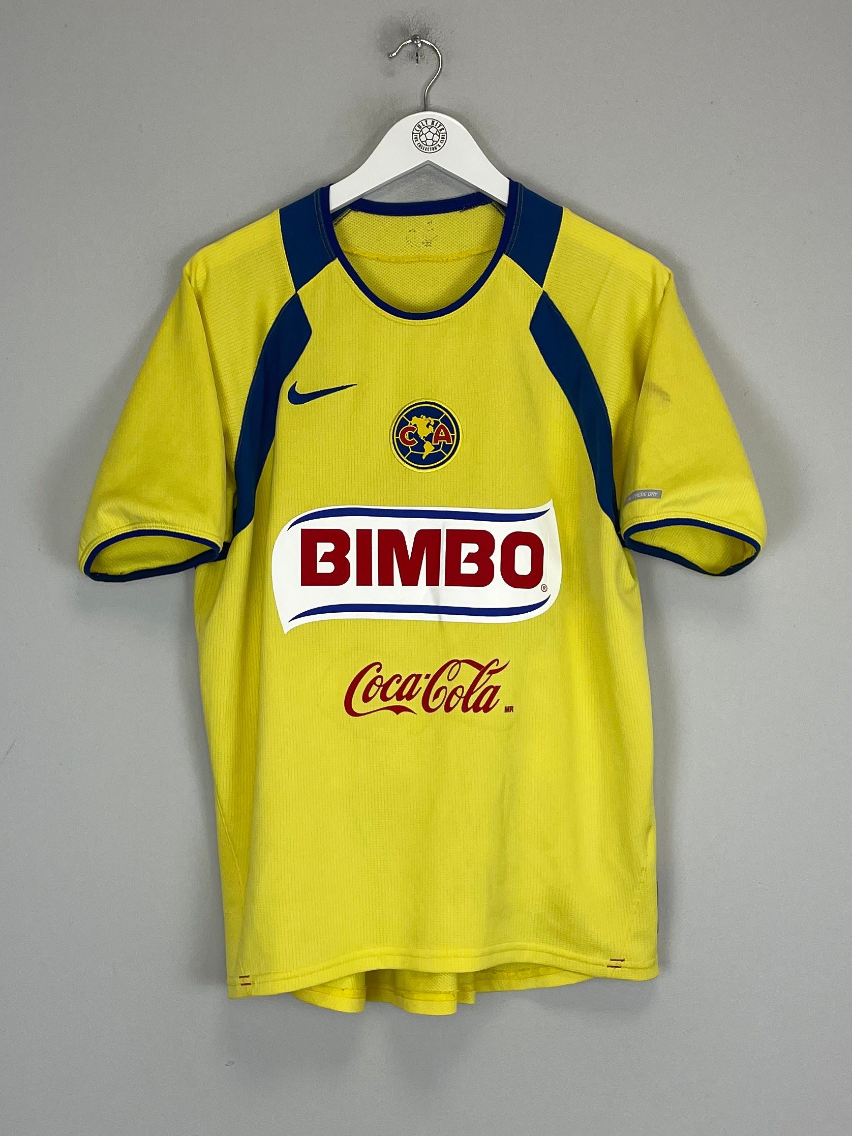 Shop 2005/06 CLUB AMERICA C.BLANCO #10 HOME SHIRT (S) NIKE, classic football shirts, vintage football shirts & retro soccer jerseys at Cult Kits