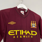 2012/13 MANCHESTER CITY AWAY SHIRT (XS) UMBRO