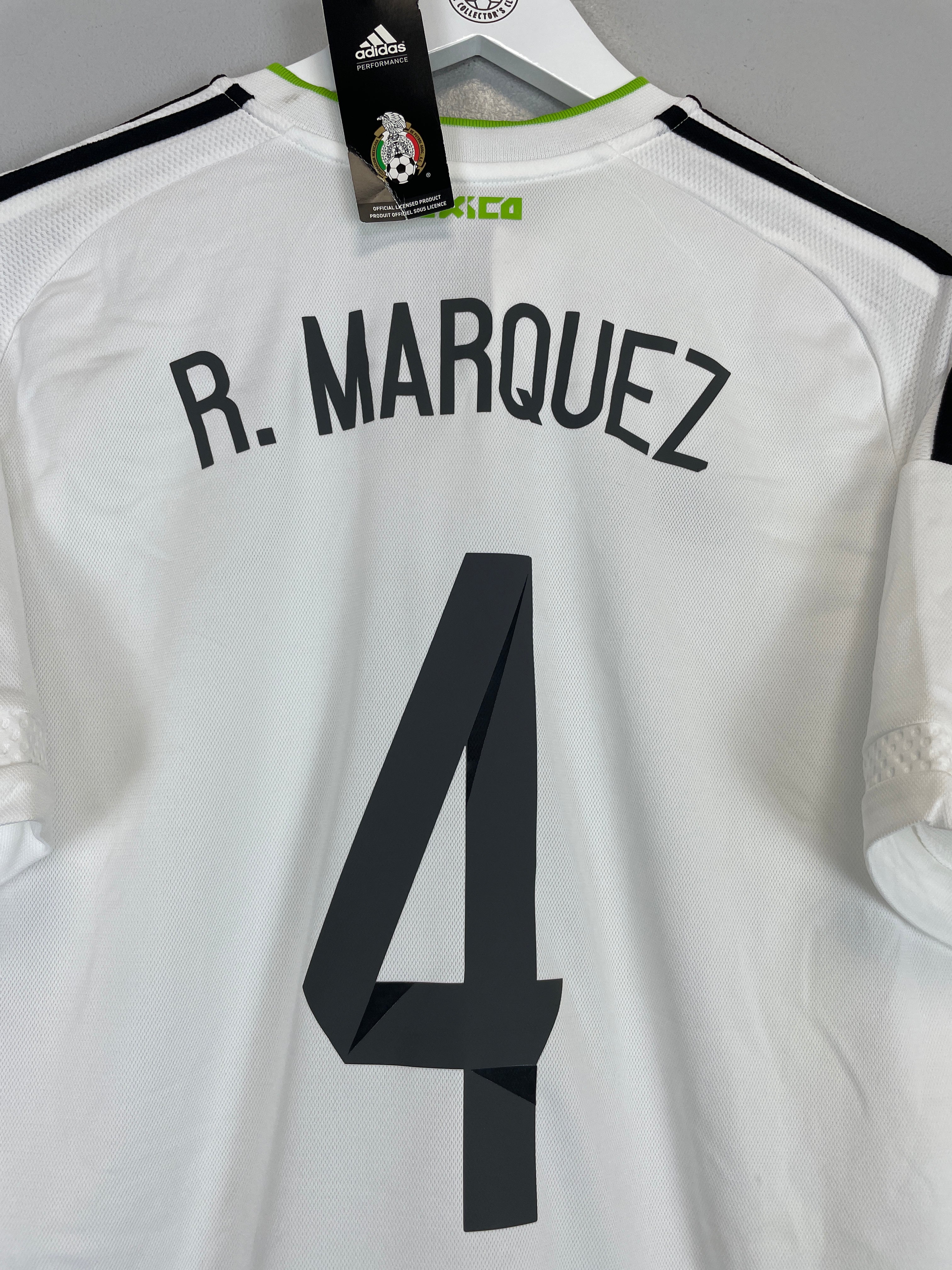 Shop 2015/16 MEXICO MARQUEZ #4 *BNWT* AWAY SHIRT (L) ADIDAS, classic football shirts, vintage football shirts & retro soccer jerseys at Cult Kits