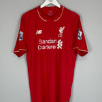 Shop 2015/16 LIVERPOOL COUTINHO #10 HOME SHIRT (L) NEW BALANCE, classic football shirts, vintage football shirts & retro soccer jerseys at Cult Kits