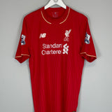 Shop 2015/16 LIVERPOOL COUTINHO #10 HOME SHIRT (L) NEW BALANCE, classic football shirts, vintage football shirts & retro soccer jerseys at Cult Kits