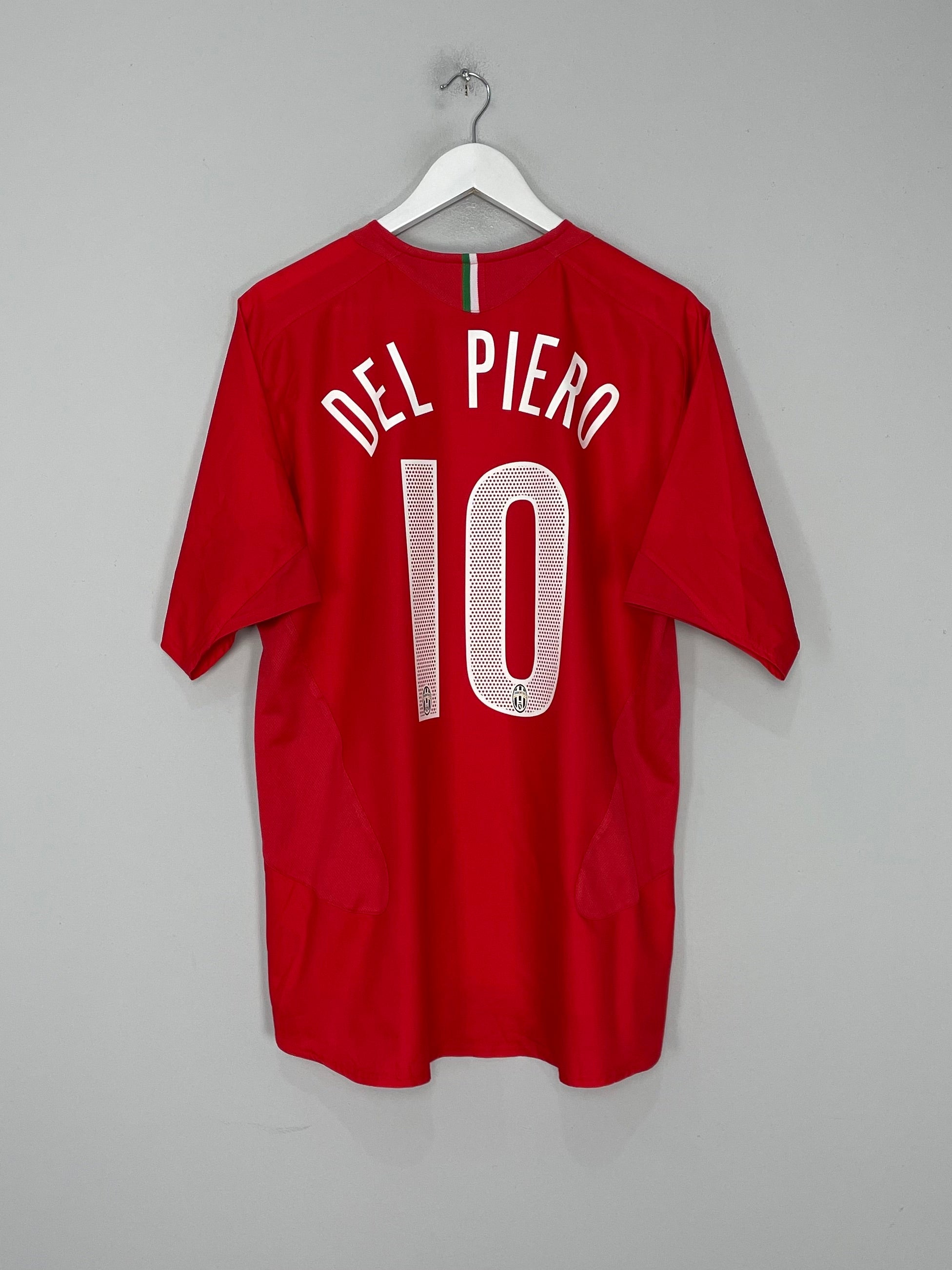 2005/06 JUVENTUS DEL PIERO #10 AWAY SHIRT (L) NIKE