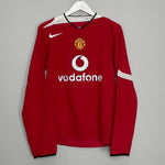 Shop 2004/06 MANCHESTER UNITED RONALDO #7 L/S HOME SHIRT (M) NIKE, classic football shirts, vintage football shirts & retro soccer jerseys at Cult Kits