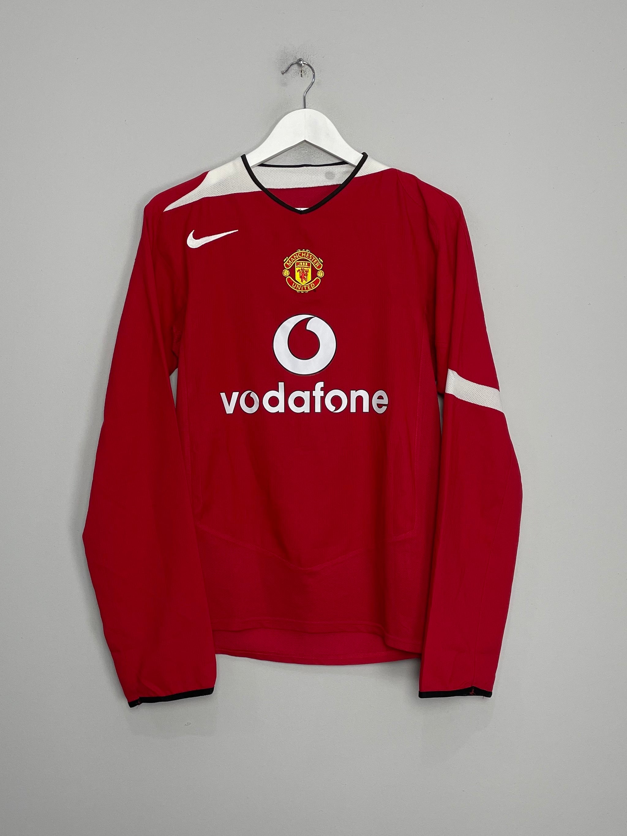 Shop 2004/06 MANCHESTER UNITED RONALDO #7 L/S HOME SHIRT (M) NIKE, classic football shirts, vintage football shirts & retro soccer jerseys at Cult Kits