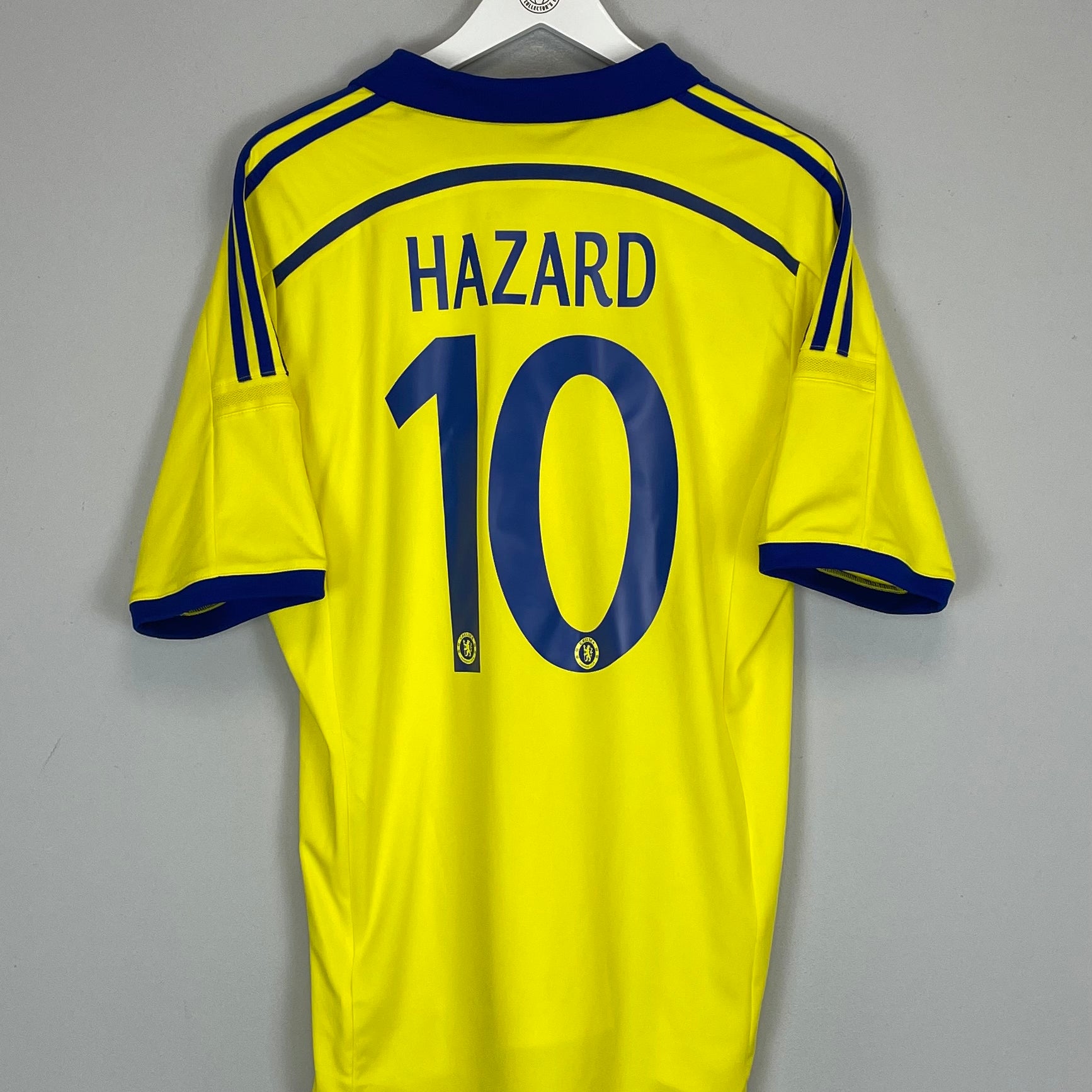 Shop 2014/15 CHELSEA HAZARD #10 AWAY SHIRT (L) ADIDAS, classic football shirts, vintage football shirts & retro soccer jerseys at Cult Kits