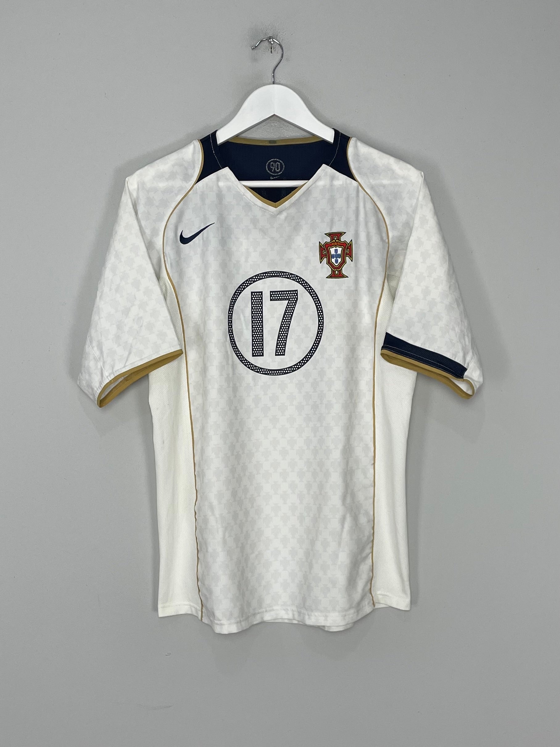 Shop 2004/06 PORTUGAL C.RONALDO #17 AWAY SHIRT (M) NIKE, classic football shirts, vintage football shirts & retro soccer jerseys at Cult Kits