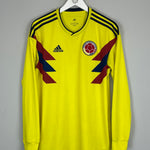 Shop 2018/19 COLOMBIA L/S HOME SHIRT (L) ADIDAS, classic football shirts, vintage football shirts & retro soccer jerseys at Cult Kits