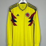 Shop 2018/19 COLOMBIA L/S HOME SHIRT (L) ADIDAS, classic football shirts, vintage football shirts & retro soccer jerseys at Cult Kits