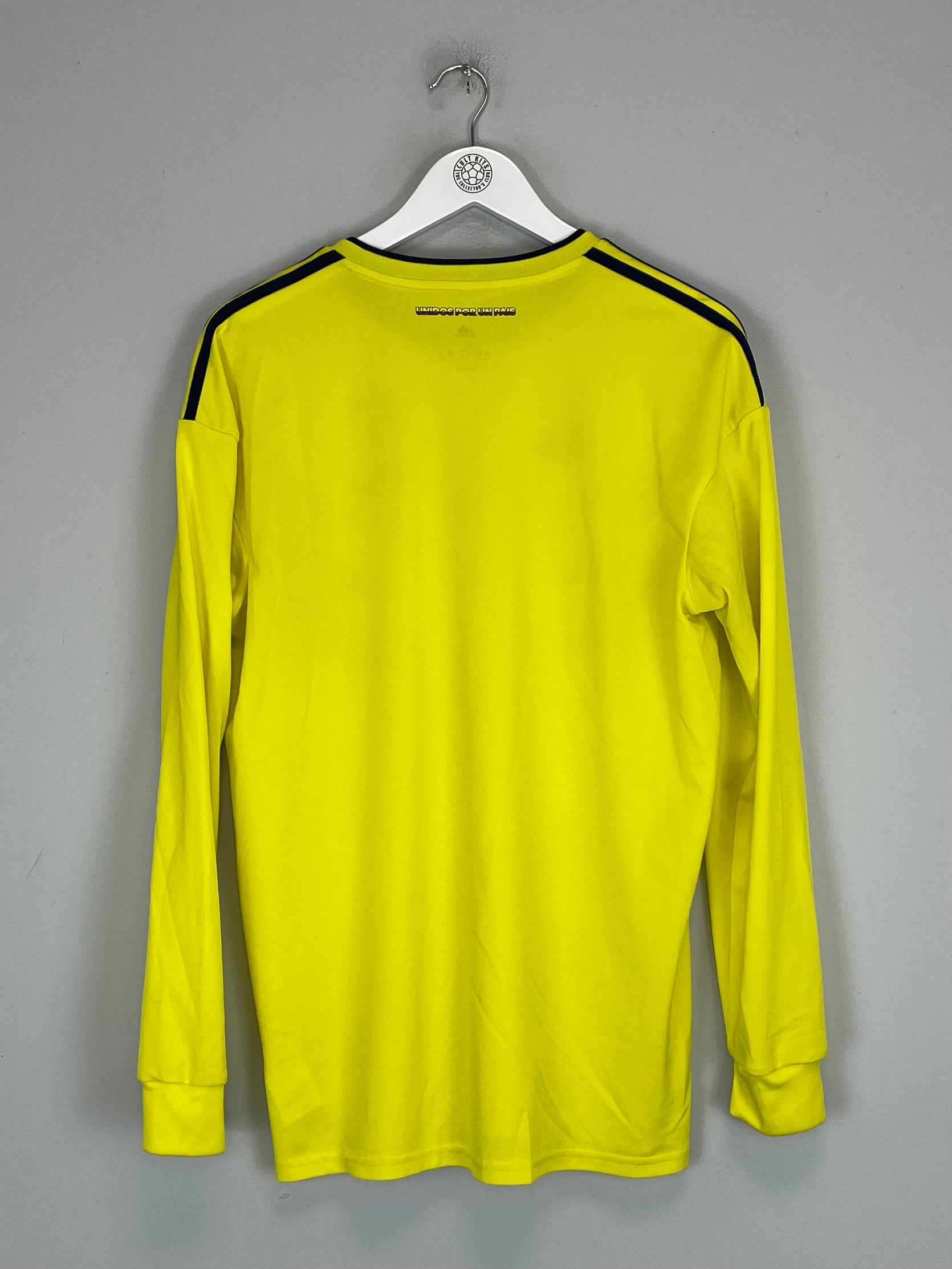 Shop 2018/19 COLOMBIA L/S HOME SHIRT (L) ADIDAS, classic football shirts, vintage football shirts & retro soccer jerseys at Cult Kits