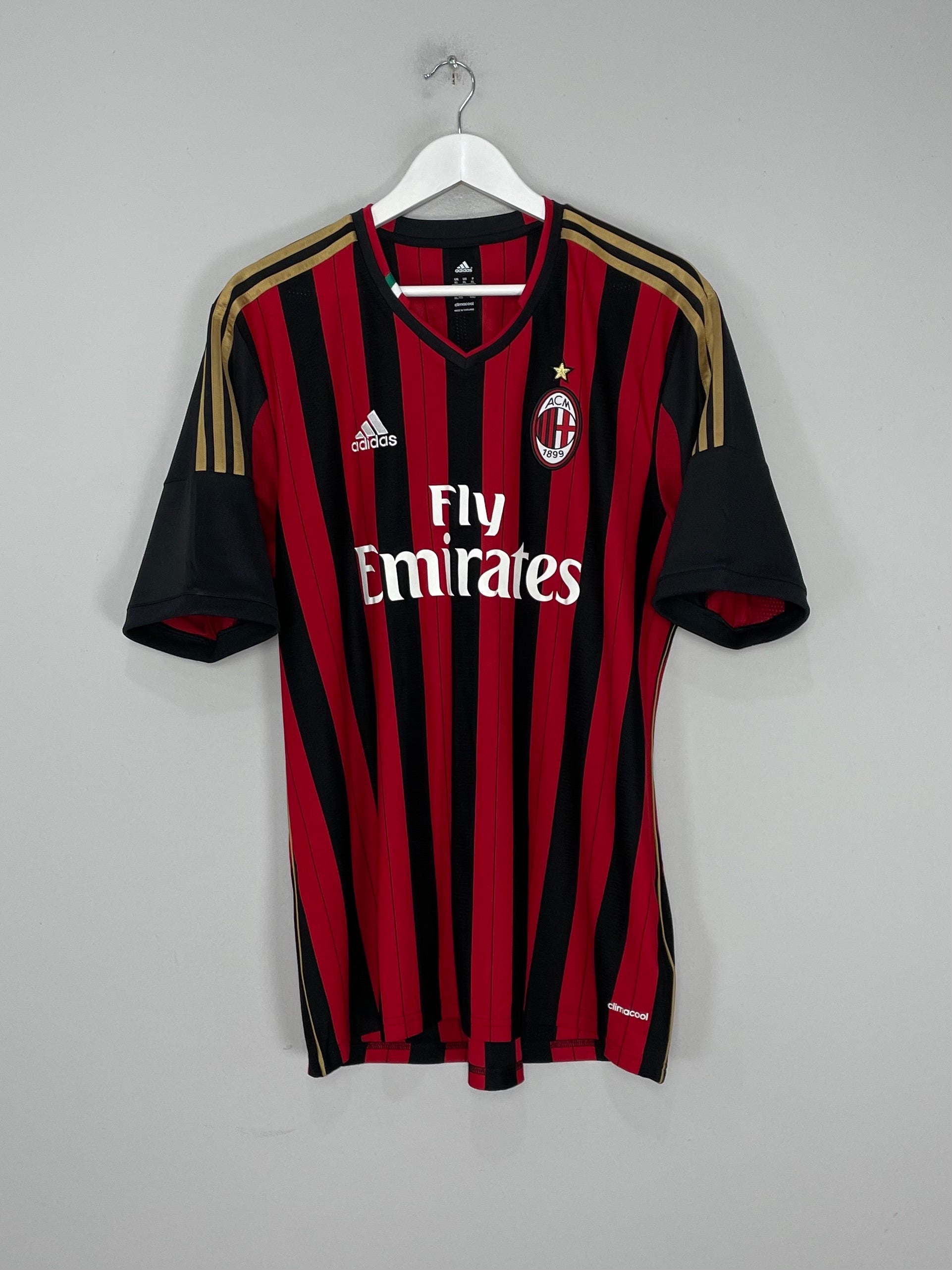 Shop 2013/14 AC MILAN KAKA #22 HOME SHIRT (XL) ADIDAS, classic football shirts, vintage football shirts & retro soccer jerseys at Cult Kits