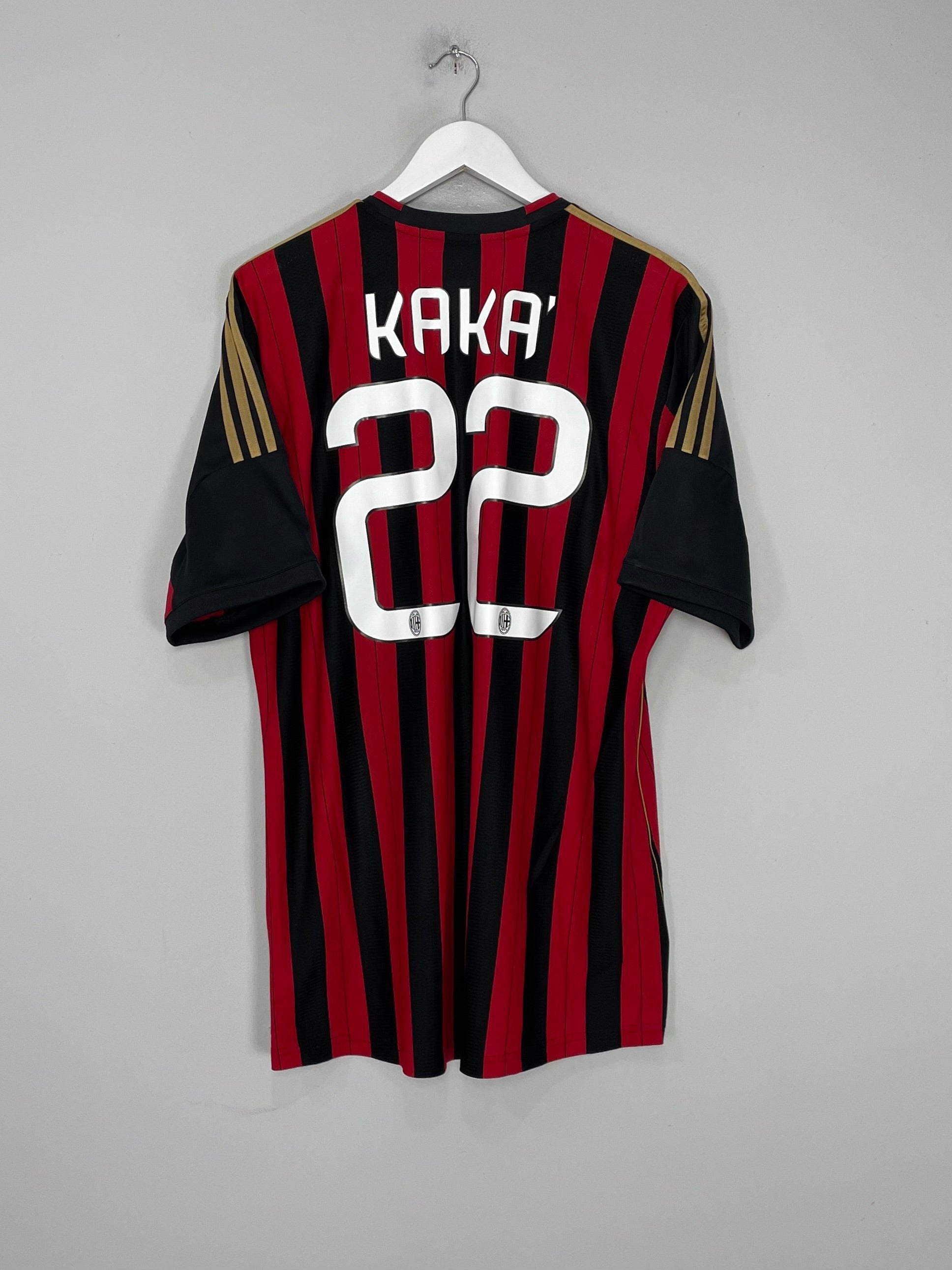 Shop 2013/14 AC MILAN KAKA #22 HOME SHIRT (XL) ADIDAS, classic football shirts, vintage football shirts & retro soccer jerseys at Cult Kits