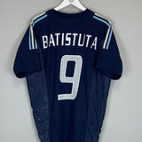 2002/03 ARGENTINA BATISTUTA #9 AWAY SHIRT (XL) ADIDAS