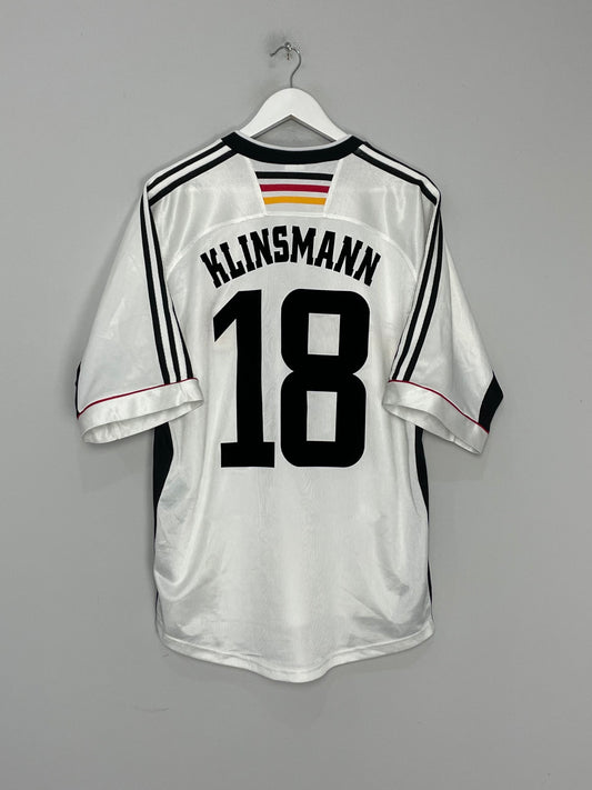 1998/00 GERMANY KLINSMANN #18 HOME SHIRT (L) ADIDAS