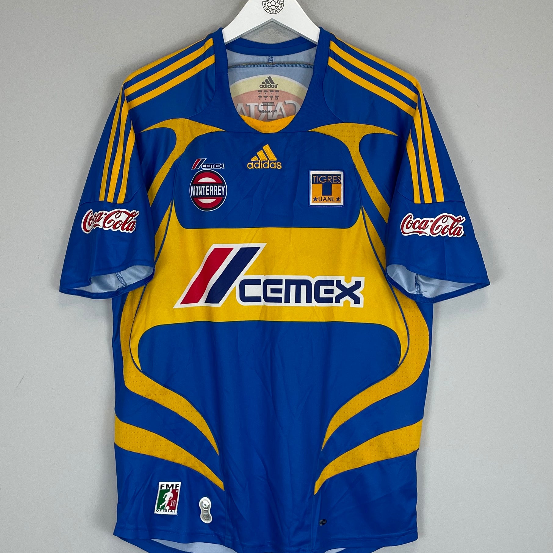 Shop 2007/08 TIGRES AWAY SHIRT (L) ADIDAS, classic football shirts, vintage football shirts & retro soccer jerseys at Cult Kits