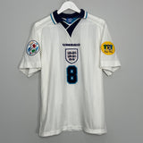 Shop 1995/97 ENGLAND GASCOIGNE #8 HOME SHIRT (L) UMBRO, classic football shirts, vintage football shirts & retro soccer jerseys at Cult Kits
