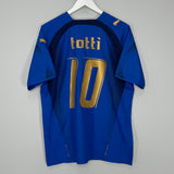 Shop 2006 ITALY TOTTI #10 HOME SHIRT (M) PUMA, classic football shirts, vintage football shirts & retro soccer jerseys at Cult Kits