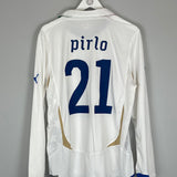 Shop 2010/11 ITALY PIRLO #21 L/S AWAY SHIRT (L) PUMA, classic football shirts, vintage football shirts & retro soccer jerseys at Cult Kits