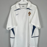 Shop 2002/03 PORTUGAL FIGO #7 AWAY SHIRT (XXL) NIKE, classic football shirts, vintage football shirts & retro soccer jerseys at Cult Kits