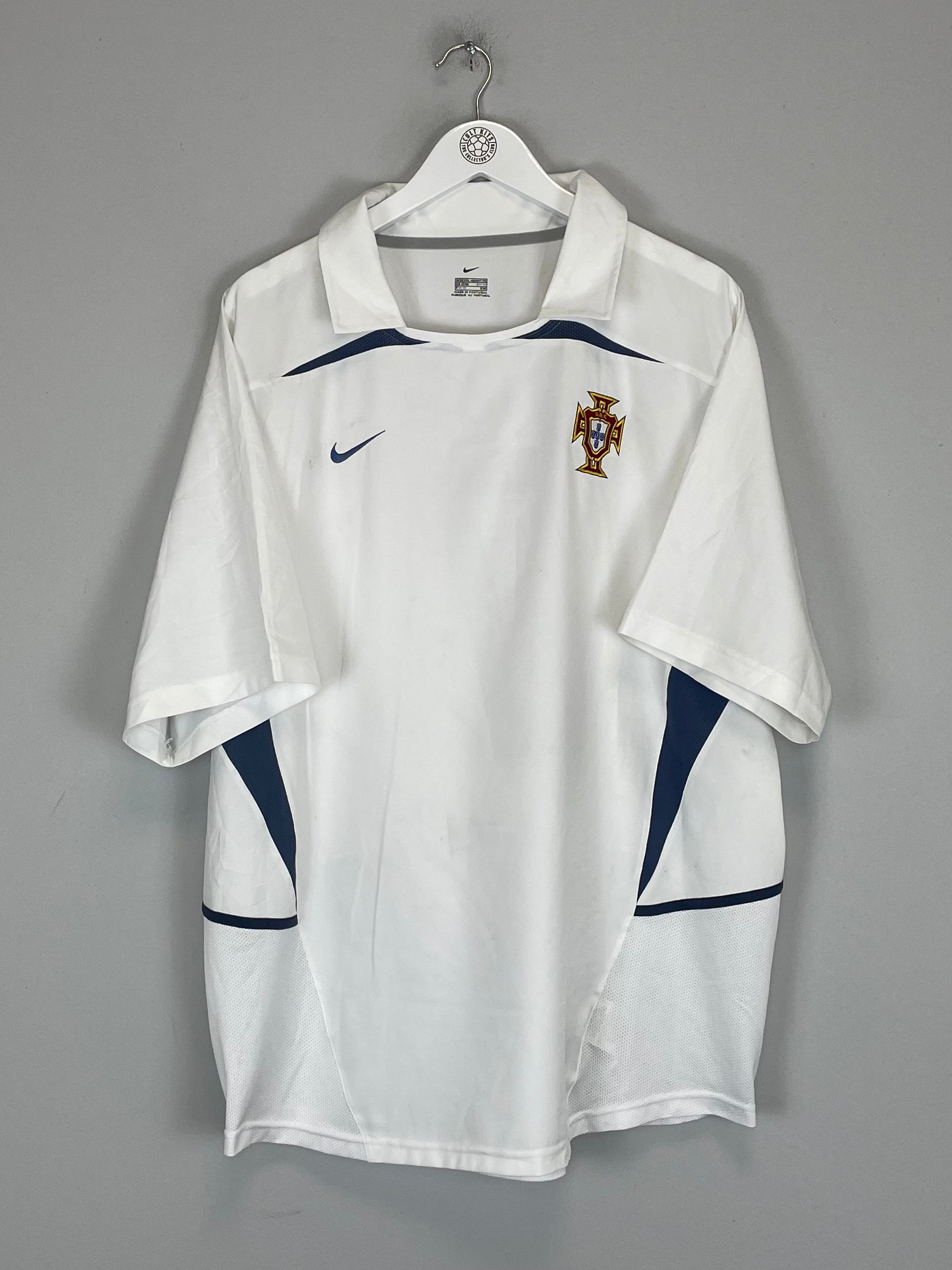 Shop 2002/03 PORTUGAL FIGO #7 AWAY SHIRT (XXL) NIKE, classic football shirts, vintage football shirts & retro soccer jerseys at Cult Kits