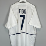 Shop 2002/03 PORTUGAL FIGO #7 AWAY SHIRT (XXL) NIKE, classic football shirts, vintage football shirts & retro soccer jerseys at Cult Kits