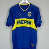 2003/04 BOCA JUNIORS HOME SHIRT (M) NIKE