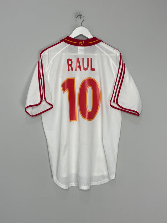 1999/02 SPAIN RAUL #10 THIRD SHIRT (L) ADIDAS