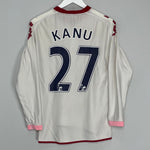2010/11 PORTSMOUTH KANU #27 L/S AWAY SHIRT (S) KAPPA