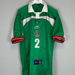 Shop 2000/01 MEXICO SUAREZ #2 HOME SHIRT (XL) ATLETICA, classic football shirts, vintage football shirts & retro soccer jerseys at Cult Kits