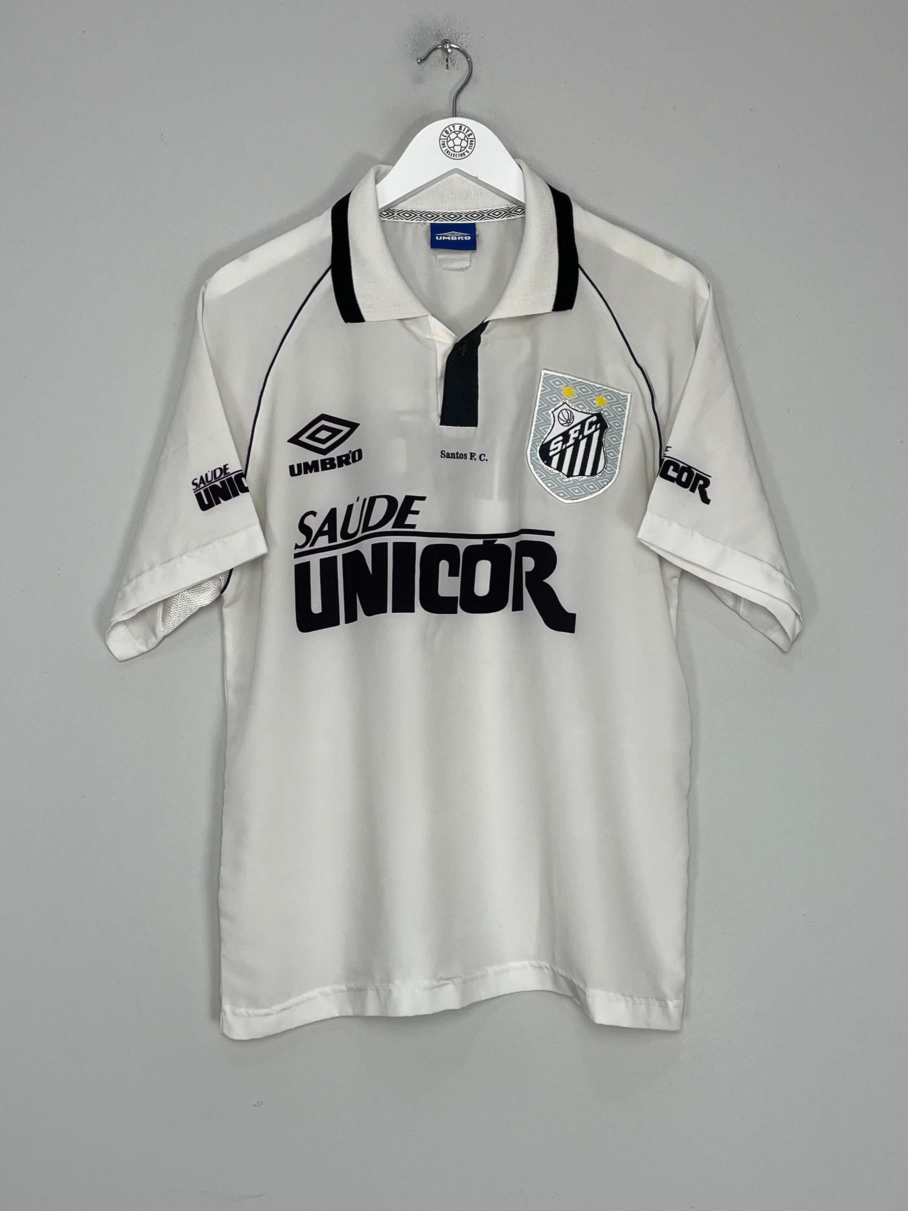 Shop 1997 SANTOS HOME SHIRT (M) UMBRO, classic football shirts, vintage football shirts & retro soccer jerseys at Cult Kits