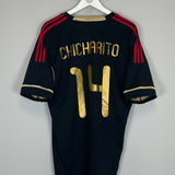 Shop 2011/12 MEXICO CHICHARITO #14 AWAY SHIRT (XL) ADIDAS, classic football shirts, vintage football shirts & retro soccer jerseys at Cult Kits