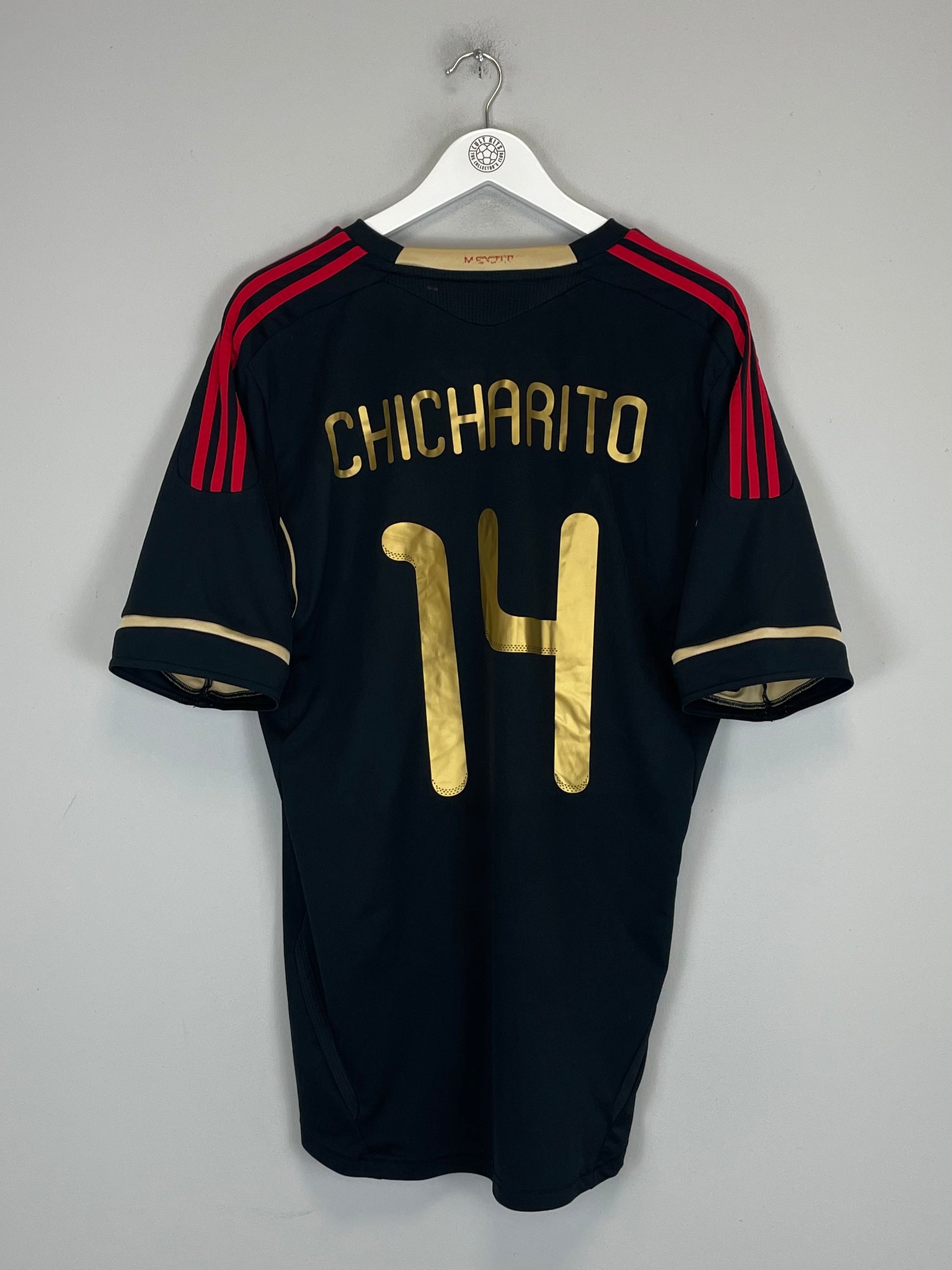 Shop 2011/12 MEXICO CHICHARITO #14 AWAY SHIRT (XL) ADIDAS, classic football shirts, vintage football shirts & retro soccer jerseys at Cult Kits