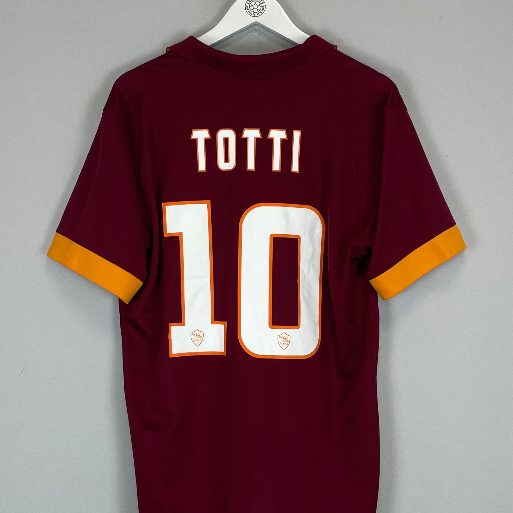 Shop 2014/15 ROMA TOTTI #10 HOME SHIRT (L) NIKE, classic football shirts, vintage football shirts & retro soccer jerseys at Cult Kits