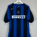Shop 2004/05 INTER MILAN ADRIANO #10 HOME SHIRT (L) NIKE, classic football shirts, vintage football shirts & retro soccer jerseys at Cult Kits