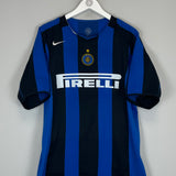 Shop 2004/05 INTER MILAN ADRIANO #10 HOME SHIRT (L) NIKE, classic football shirts, vintage football shirts & retro soccer jerseys at Cult Kits
