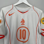 Shop 2004/06 NETHERLANDS V.NISTELROOY #10 AWAY SHIRT (S) NIKE, classic football shirts, vintage football shirts & retro soccer jerseys at Cult Kits